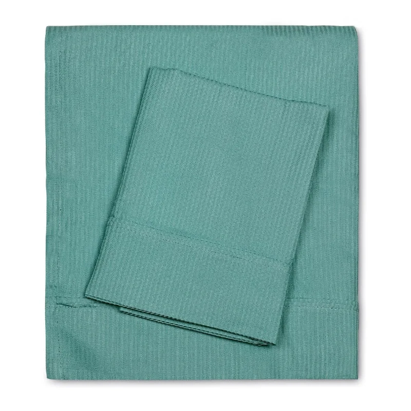 Wrinkle - Free Polyester Sheets for a Low - Maintenance BedTRIDENT Cotton Sateen Weave 16 inch Deep Pocket Sheet Set Trivana