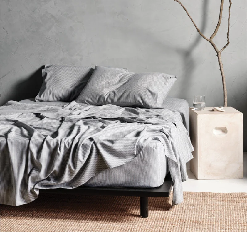 Flat Sheets with a High - Quality Finish for a Luxurious LookReJeaneration Adrie Sheet Set Range Olive