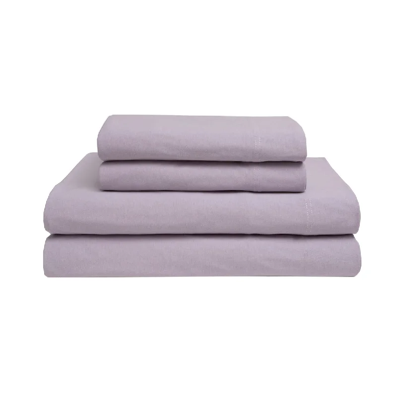 Flat Sheets with a High - Quality Finish for a Luxurious LookJersey Knit Cotton Sheet Set