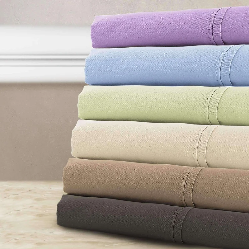 Wrinkle - Free Polyester Sheets for a Low - Maintenance BedCapri Sheet Set