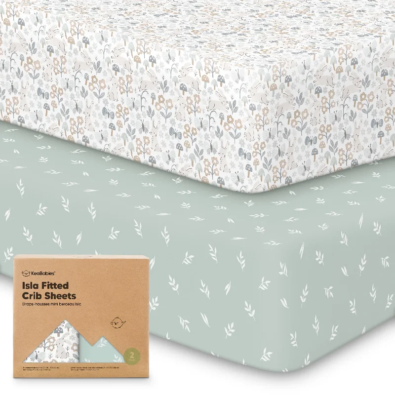 Quilted Cotton Sheets for a Warm and Inviting BedIsla Fitted Crib Sheets (Prairie)