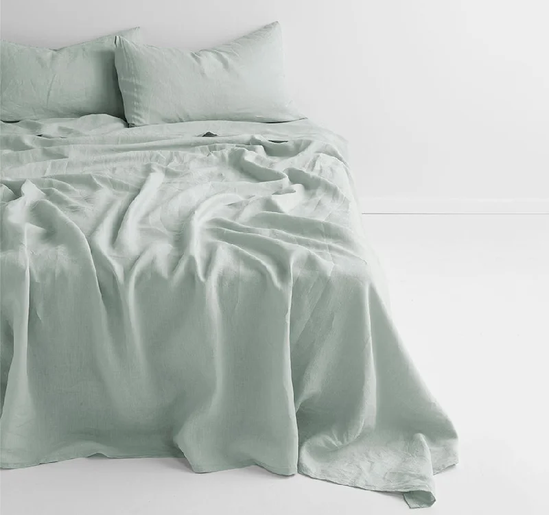 Rayon - Cotton Sheets for a Breathable and Soft BlendEvie Organic Cotton Sheet Set Range Mist