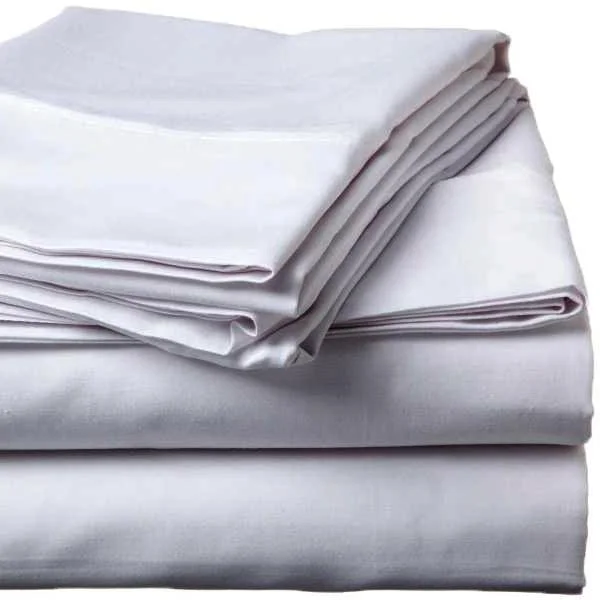 Jersey - Knit Sheets for a Comfortable and Casual BedWhisper Soft 500 Thread Count Sateen Egyptian Cotton Fitted Sheet - Silver