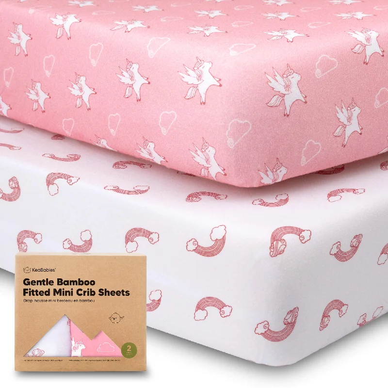 Linen - Cotton Blend Sheets for a Natural and Versatile OptionIsla Fitted Mini Crib Sheets (Dreamland)