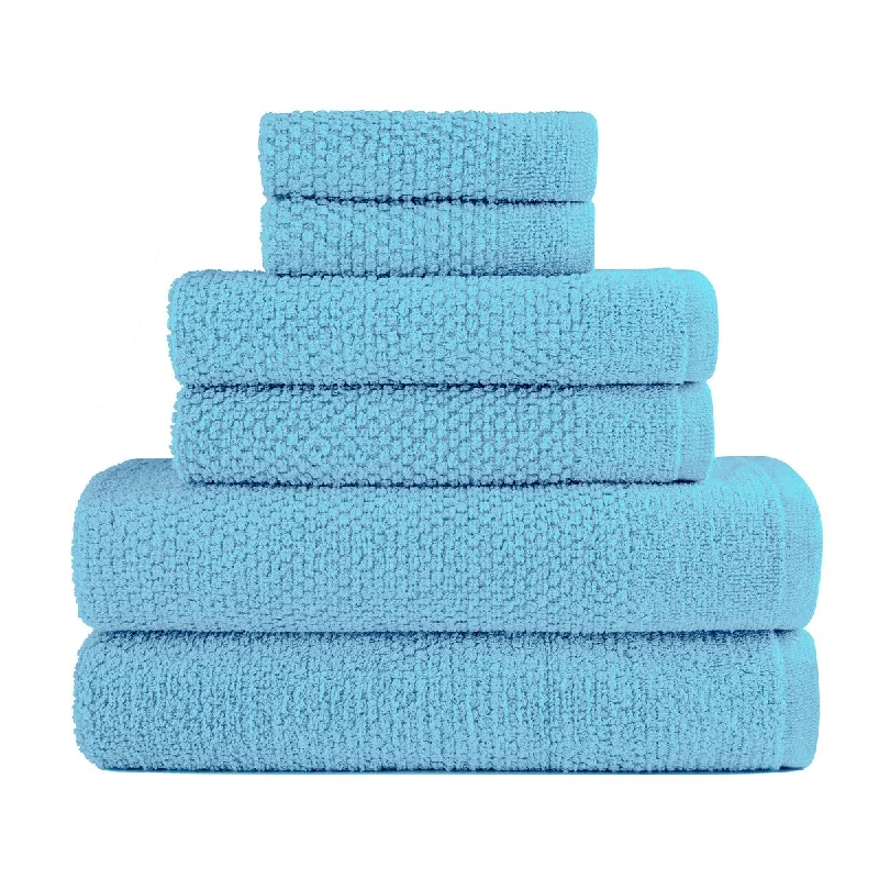 Fitted Sheets with Reinforced Corners for Long - Lasting UseDan River 6 Piece Popcorn Cotton Bath Towel Set - N/A