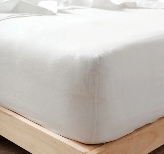 Quilted Cotton Sheets for a Warm and Inviting BedNimes Linen Mega Fitted Sheet Range White