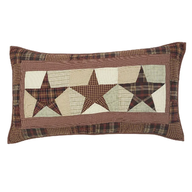 Bed skirts for beds with a metal frameAbilene Star King Sham 21x37