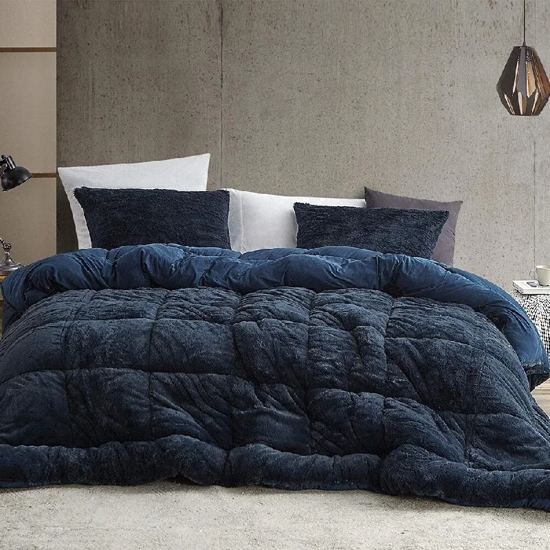 Bamboo - fiber - filled comforters with antibacterial and breathable qualitiesAre You Kidding Bare - Coma Inducer® Oversized Comforter - Nightfall Navy