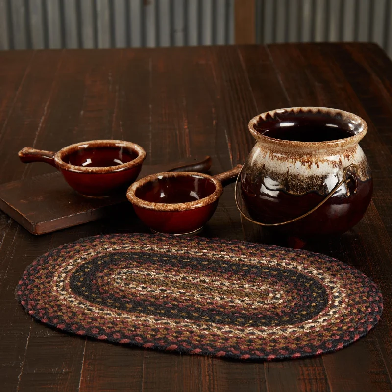 Bed skirts for beds with a decorative - carved frameBeckham Jute Oval Placemat 12x18