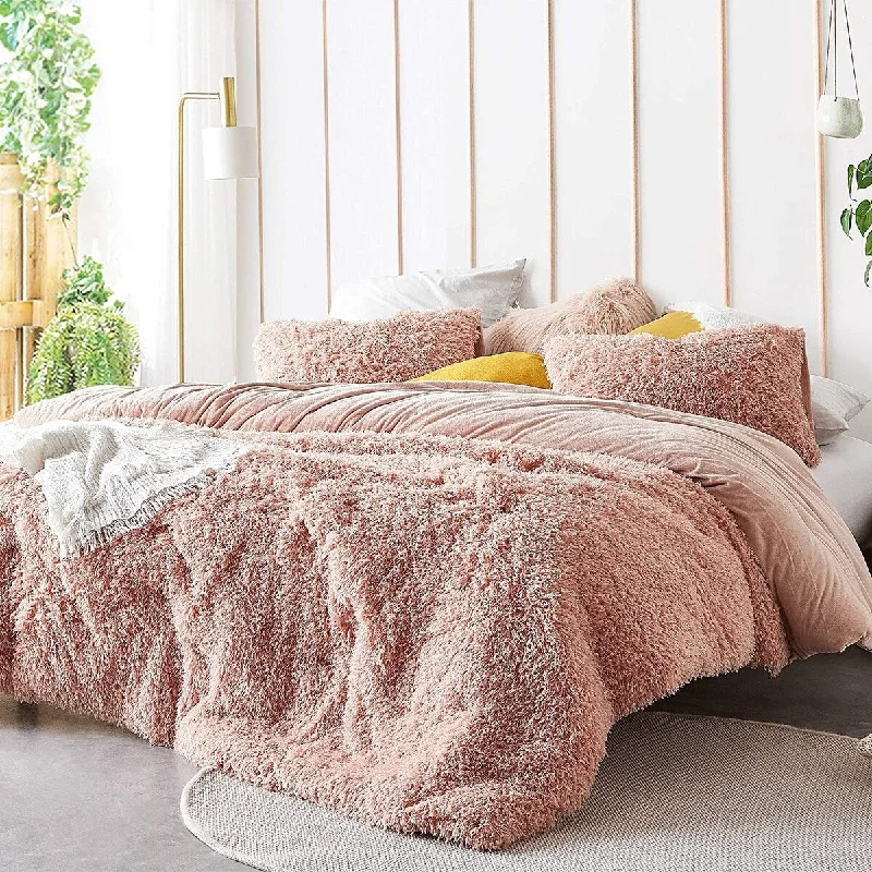 Cotton - filled comforters for a breathable and natural sleep experienceBirds of a Feather - Coma Inducer® Oversized Comforter - Desert Blush