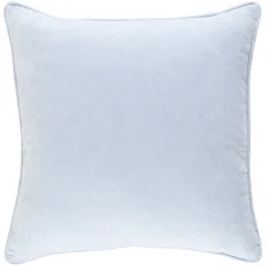 Bed skirts for water beds to give them a more traditional lookIce Blue Velvet Throw Pillow