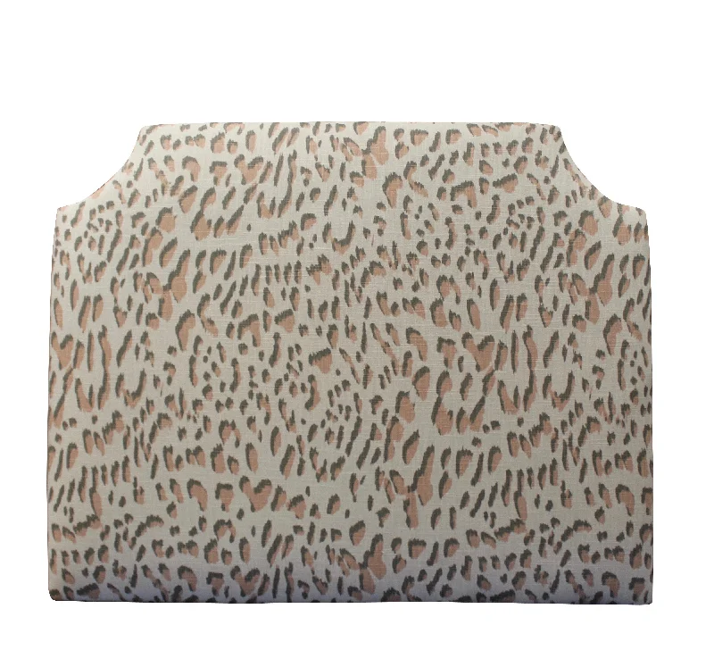 Bed skirts for beds with a non - standard frameHeadboard - Blush Leopard - Available 9/10