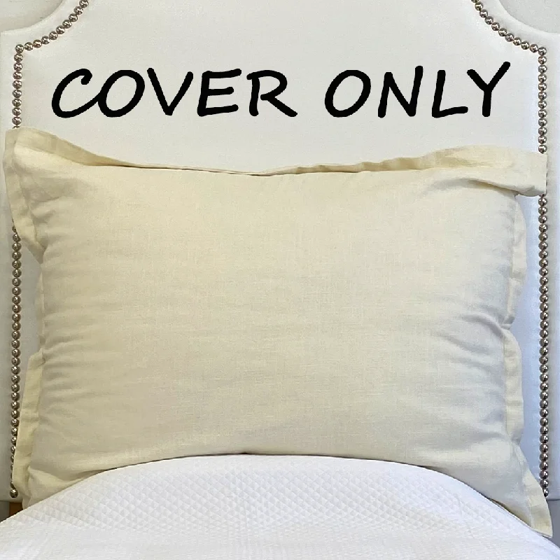 Bed skirts for beds with a solid - panel frameHuge Dutch Euro Cover- Eggshell (Insert Not Included) In Stock