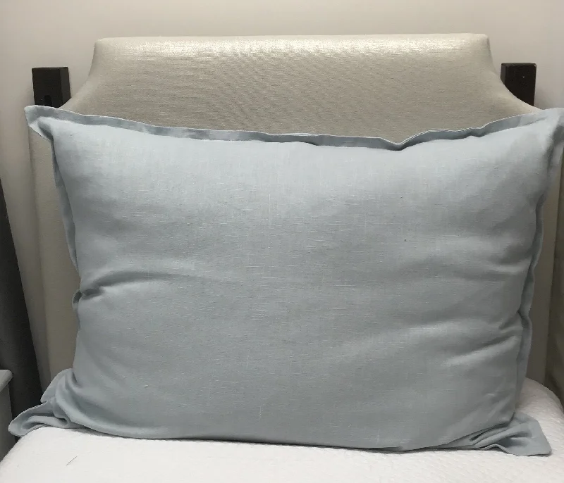 Bed skirts for beds with a leather - upholstered frameHuge Dutch Euro Pillow - Ice Blue