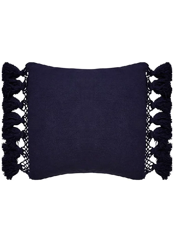 Bed skirts for beds with a curved frameKate Spade Yorkville Tassel Pillow - Navy