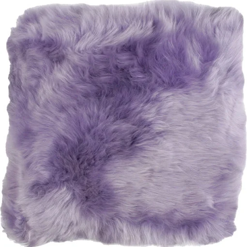 Bed skirts for beds with a solid - panel frameLongwool Fur Pillow - Purple