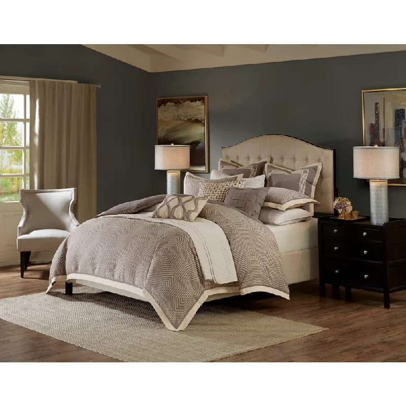 Cotton - filled comforters for a breathable and natural sleep experienceMadison Park Signature Shades of Grey Jacquard Comforter Set