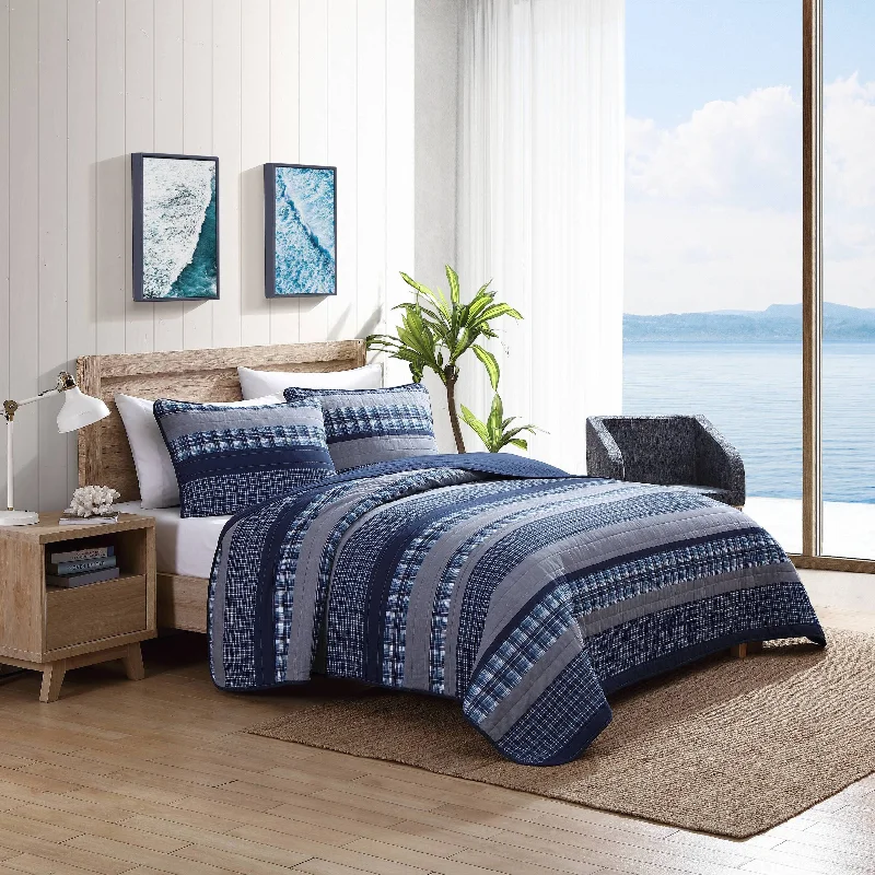 Goose down comforters known for their superior quality and insulationNautica Addison King Reversible Quilt And Sham Set