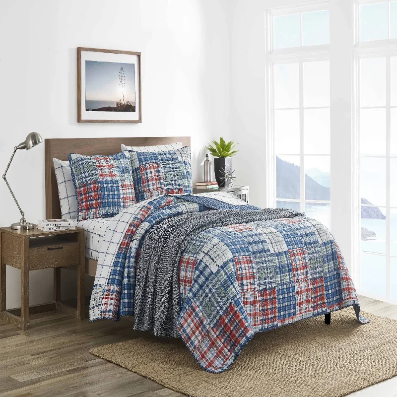 Wool - filled comforters with natural moisture - wicking and temperature - regulating featuresNautica Raeford King Quilt And Sham Set