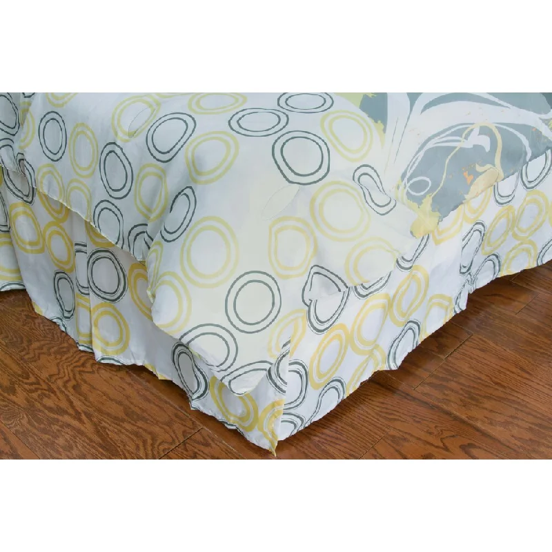 Bed skirts for beds with a slatted frameRizzy Home Flowers Microfiber Bedskirt