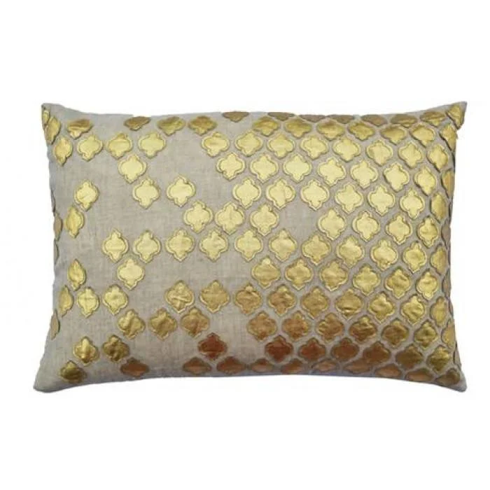 Bed skirts for beds with a non - standard frameVerona Gold Lumbar Pillow